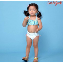 Cat & Jack Blue Palm Swimsuits