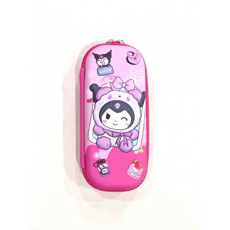 Pink Kur0mi Bear Pencil Case