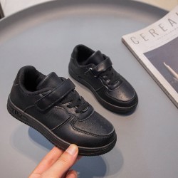 Black Leather Basic Shoes