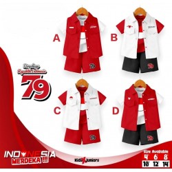 3in1 Kemerdekaan Set (T-shirt, Vest, Shorts)