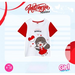 D Kemerdekaan Cute Girls T-Shirt