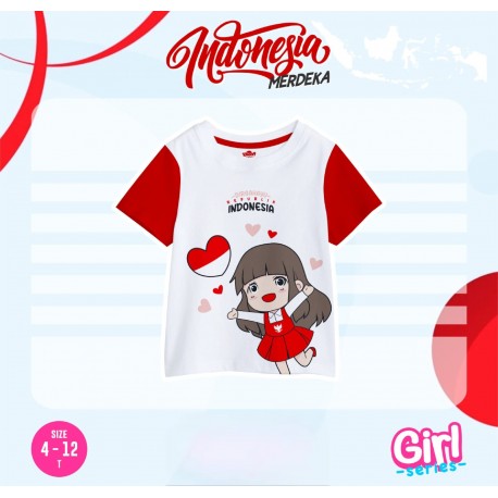 D Kemerdekaan Cute Girls T-Shirt