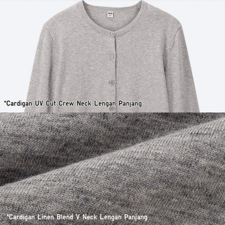 Un1qlo Grey Pocket Cardigan