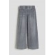 H&M Grey Wide Leg Jeans