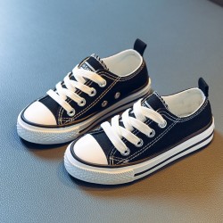 Black Basic Canvas Shoes
