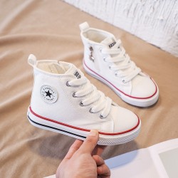 White Canvas Shoes
