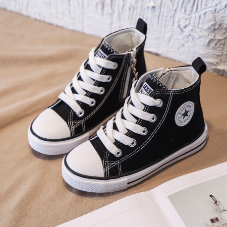 Black Canvas Shoes