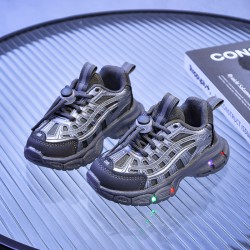 Grey Silver Force LED Shoes