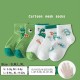 Green White Dinosaurs Socks