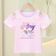 Pink Sanrio Off Shoulder Ruffle Top