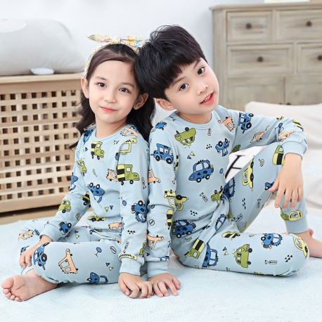 Light Blue Cars Pyjamas