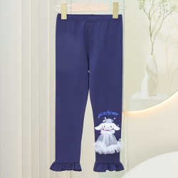Navy C1namorroll Ruffles Legging