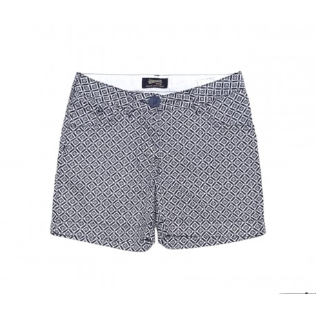 Kaporal Grey Pattern Chinos Shorts