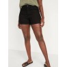MNG Jet Black Denim Hotpants