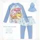 3in1 Blue S@nrio Swimsuits + Hijab