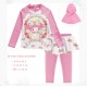 3in1 Pink Flowers Mel0dy Swimsuits + Hijab