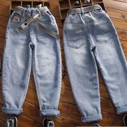 Light Blue M Denim Pants (no belt)