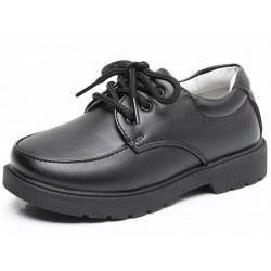 Black Matte Leather Shoes