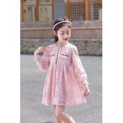 Pink Lace Dress