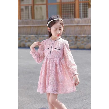 Pink Lace Dress