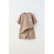 Z@ra Brown Top Set Pants