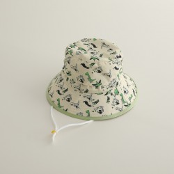 Cream Dinosaurs Bucket Hat