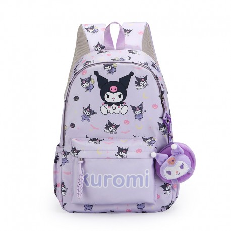 Purple Kur0mi Full Backpack + Cute Coin Purse