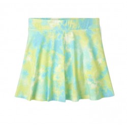 Place Blue Green Tie Dye Skort