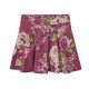 Place Dark Pink Floral Skort