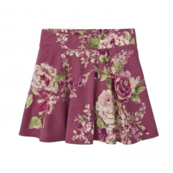 Place Dark Pink Floral Skort