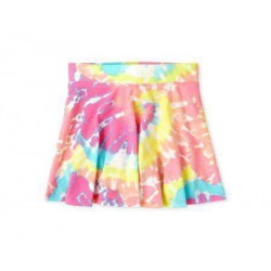 Place Rainbow Leaf Tie Dye Skort