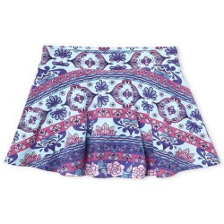 Place Blue Purple Pattern Skort