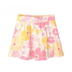 Place Yellow Pink Floral Skort