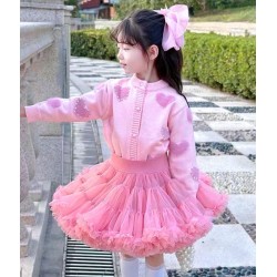 Pink Premium Fluffy Tutu Skirt(skirt only)