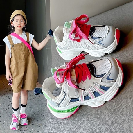Grey Pink Speed Shoes