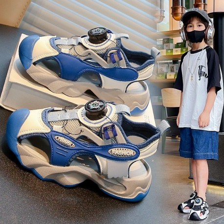 White Blue Open Sport Shoes