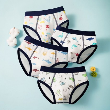 4pcs Astronaut Mix Underwear