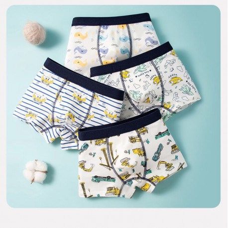 4pcs Whale Mix Boxer
