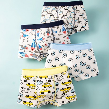 4pcs Penguin Mix Boxer