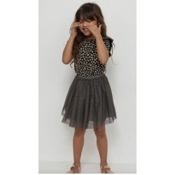 Dark Grey Sparkle Tutu Skirts