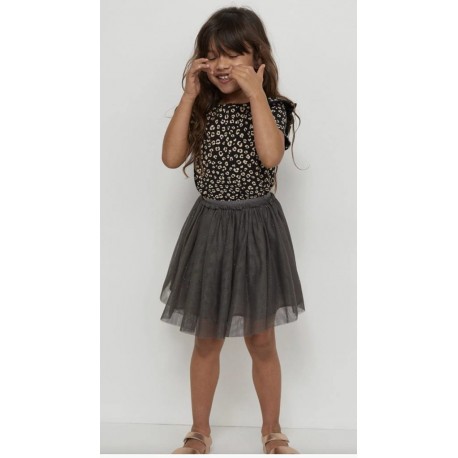 Dark Grey Sparkle Tutu Skirts
