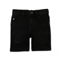 WN Black Denim Shorts