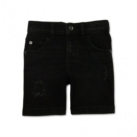 WN Black Denim Shorts