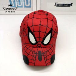 Red Sp1derman Web Embroidery Hat