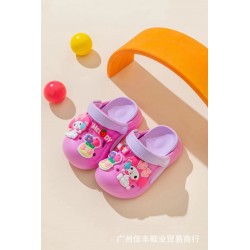 Pink Purple Mel0dy Clogs Sandals