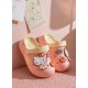 Peach Yellow Hell0 K1tty Clogs Sandals