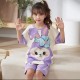 Cream Purple Stell@ Short Set