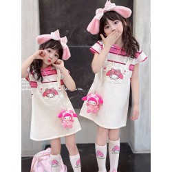 Pink Stripe Mel0dy S@nrio Dress