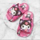 Pink Kurom1 Flowers Slippers