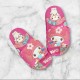 Pink Mel0dy Flowers Slippers